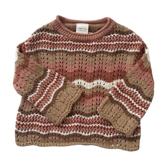 Little Co. By Lauren Conrad Crocheted 100% Cotton Sweater - Picture 1 of 7
